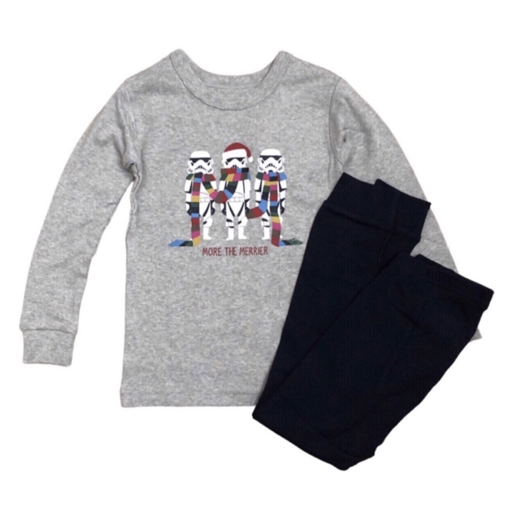 NWT Gap Star Wars Storm Troopers Organic Pajamas